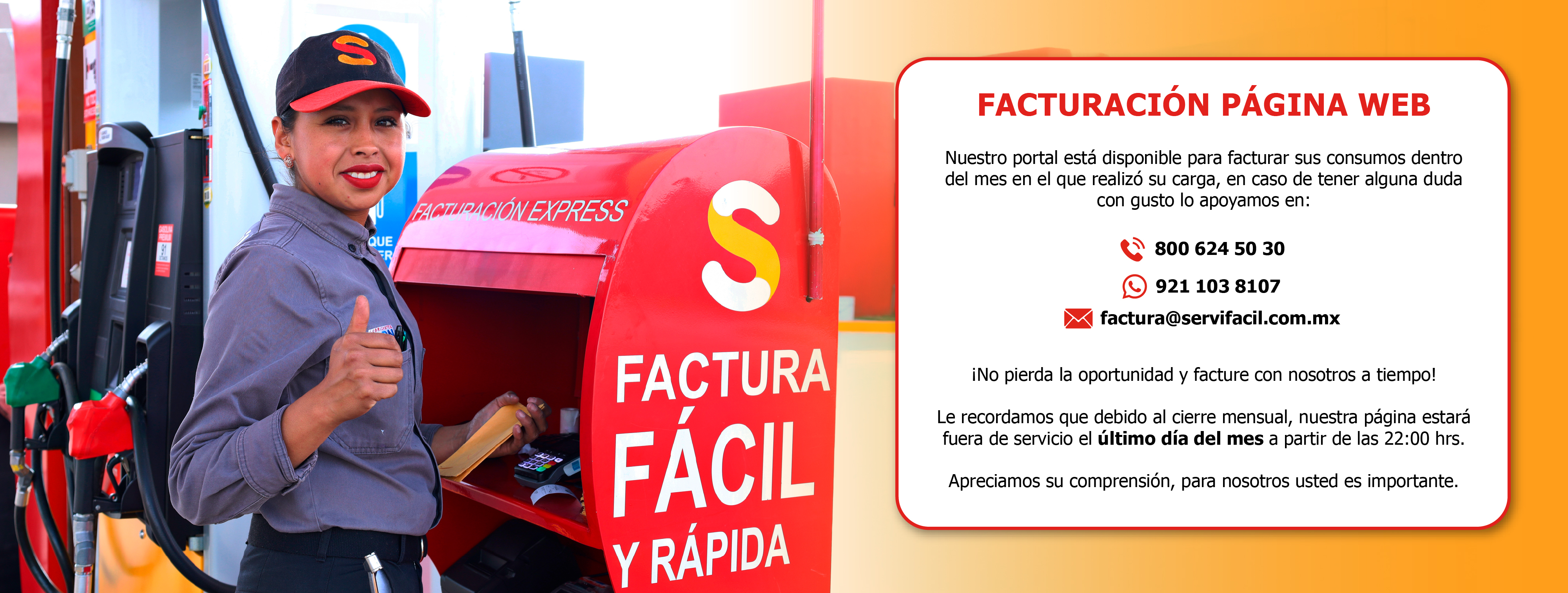 Banner Facturación Servifácil