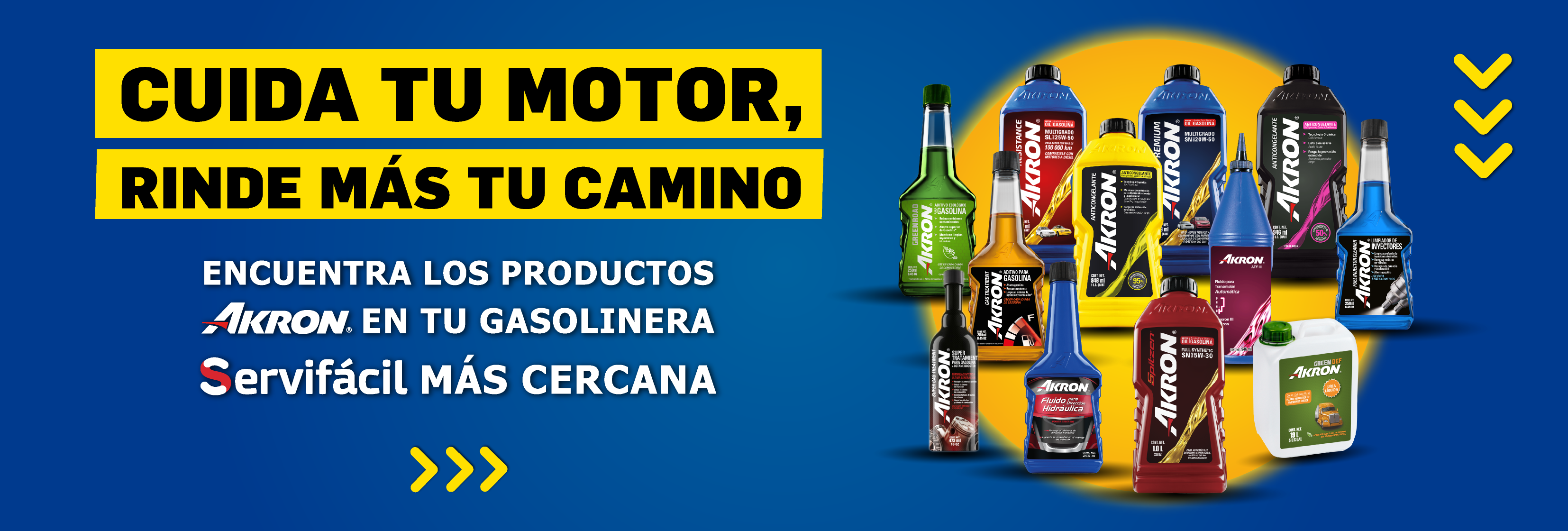 Banner con el texto: Cuida el motor de tu auto con aditivo Pemex Aditec.