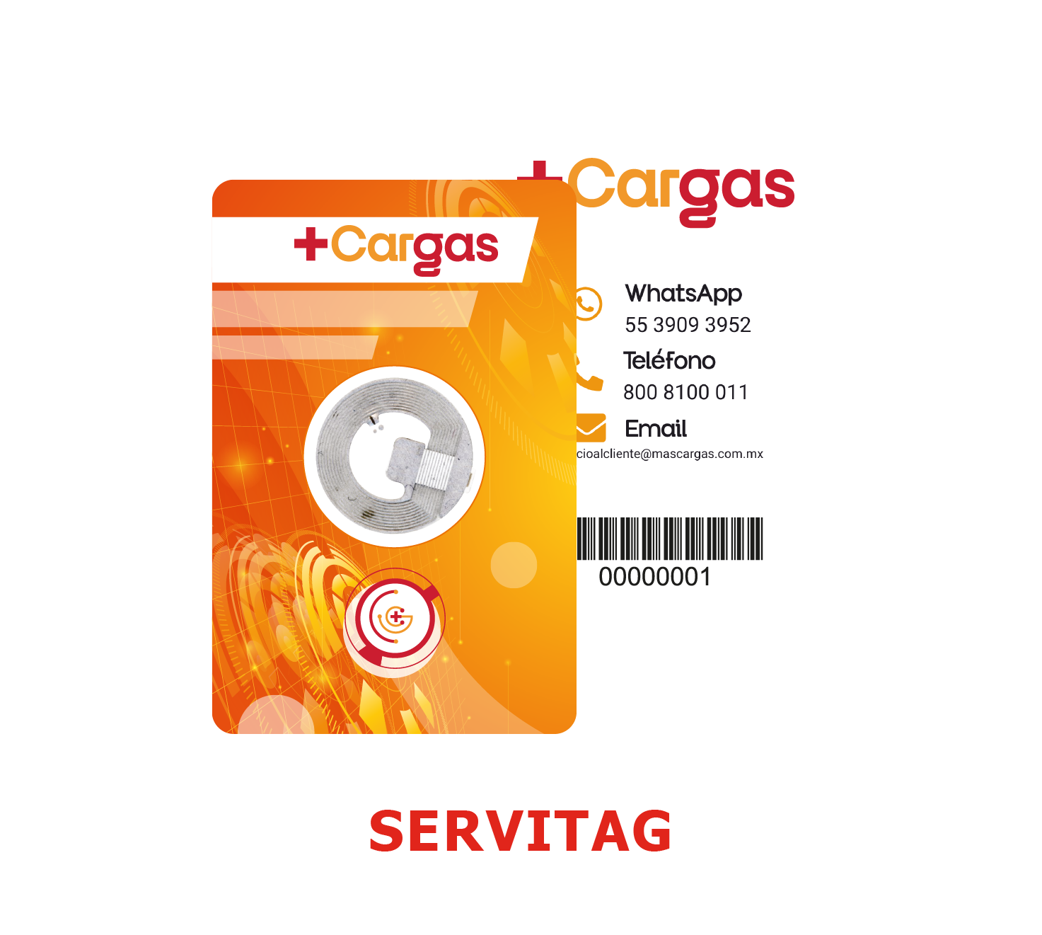 Dispositivo Servitag +Cargas